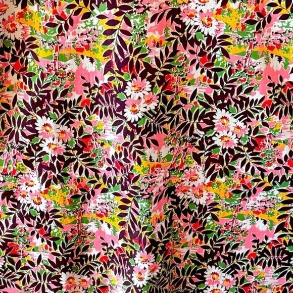 APRIL CORNELL Sleeveless V-Neck Floral Dress Size M - Picture 6 of 7